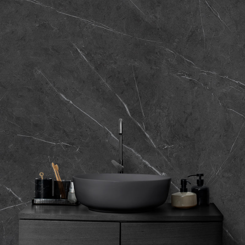 Dark Marble Stone Peel And Stick Wallpaper