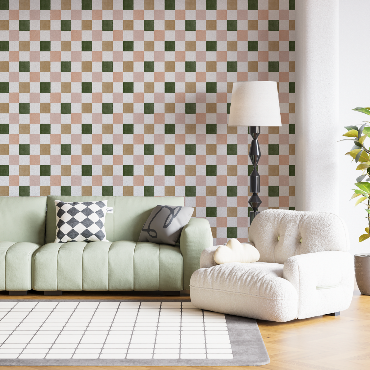 files/Alivingroominfusedwithretrocharmbytheretrocheckeredpeel-and-stickwallpaper.Thepastelgreencouch_whitearmchair_andstandinglampaddwarmthandpersonalitytothespace_whilethewallpaper_swhimsi.png