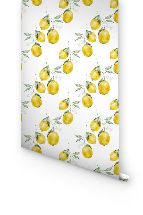 Lemon Removable Wallpaper