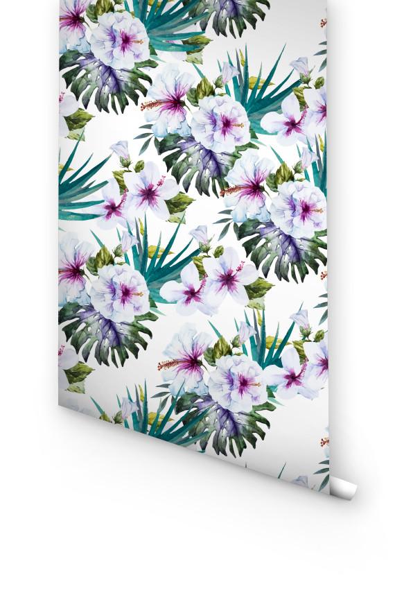 Tropical Floral Removable Wallpaper