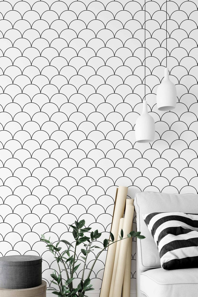 Scallop Removable Wallpaper