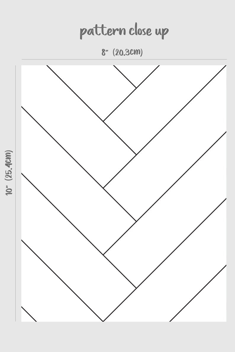 Minimal Herringbone Removable Wallpaper