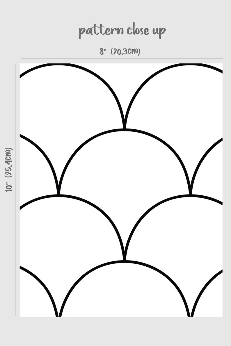 Scallop Removable Wallpaper