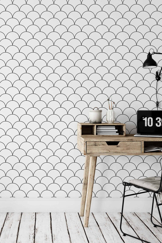 Scallop Removable Wallpaper