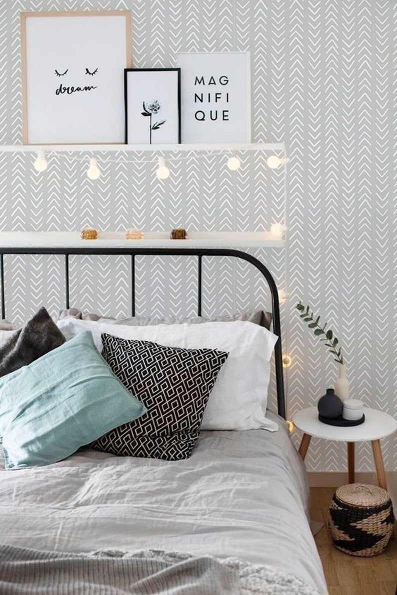 Green Chevron Wallpaper For Boys Room