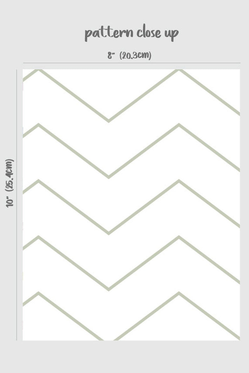 Sage Chevron Removable Wallpaper