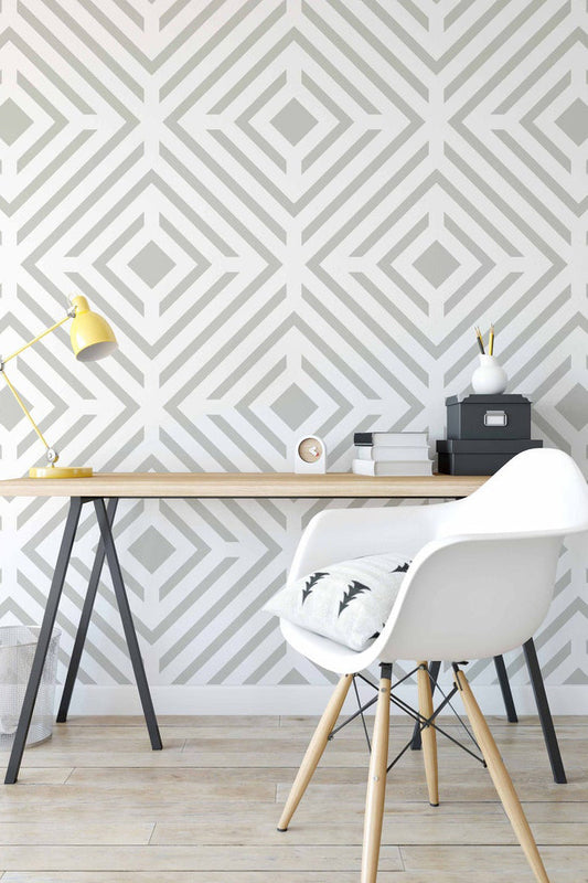 Geometric Wall Mural