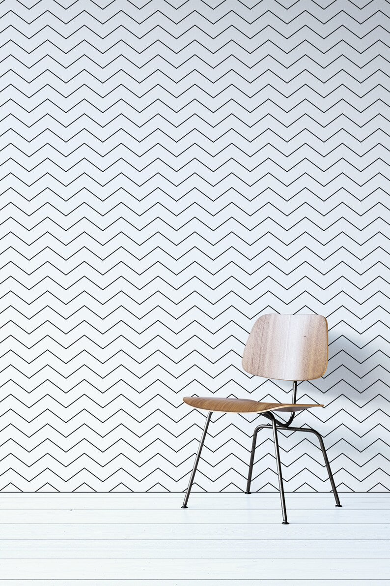 Classic Chevron Removable Wallpaper
