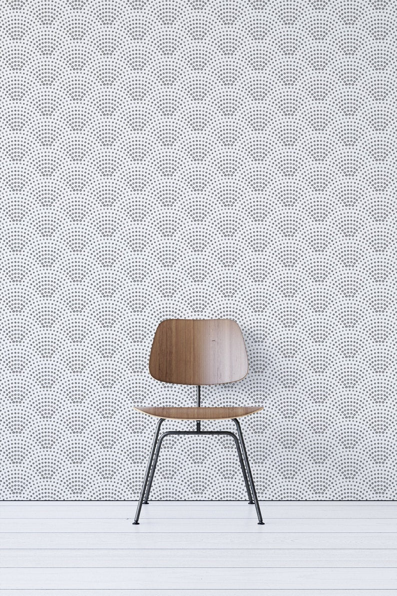 Scallop Dots Removable Wallpaper
