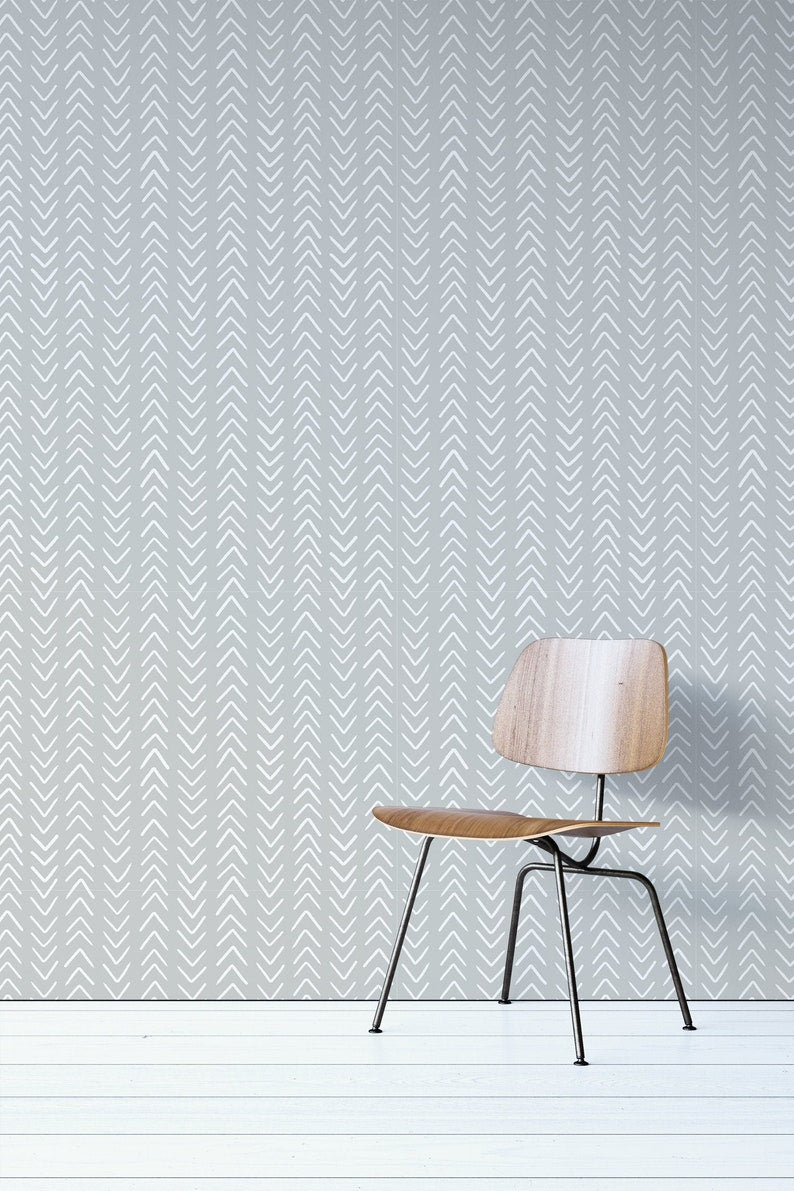 chevron pattern with initials wallpaper
