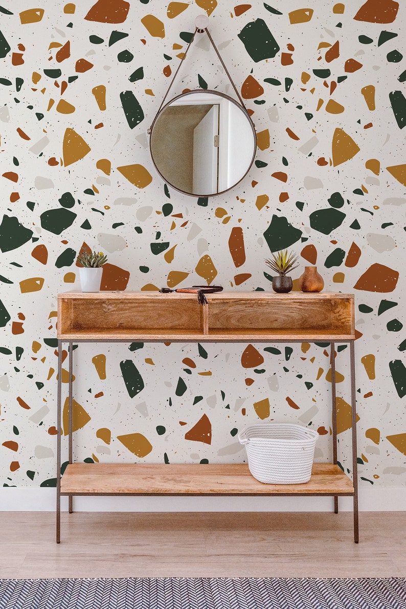 Terrazzo Peel And Stick Wallpaper