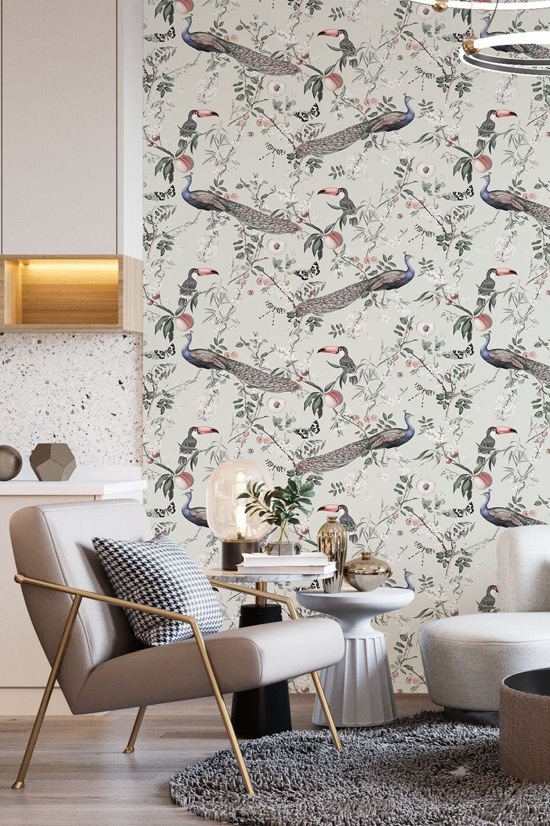 Botanical Peel And Stick Wallpaper