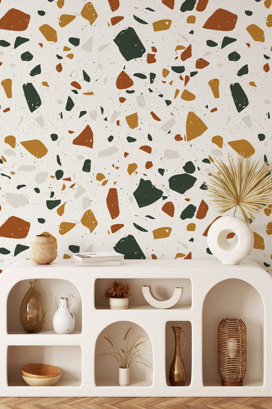 Terrazzo Peel And Stick Wallpaper