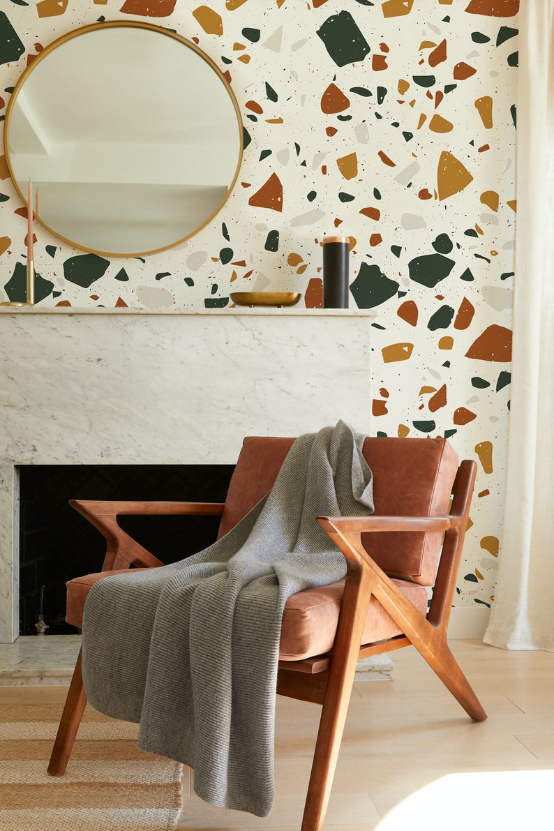 Terrazzo Peel And Stick Wallpaper
