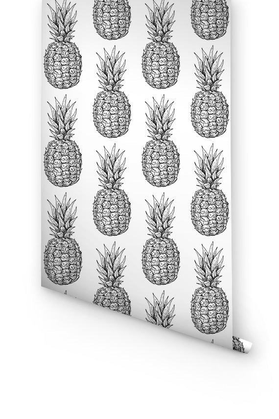 Pineapples Peel And Stick Wallpaper