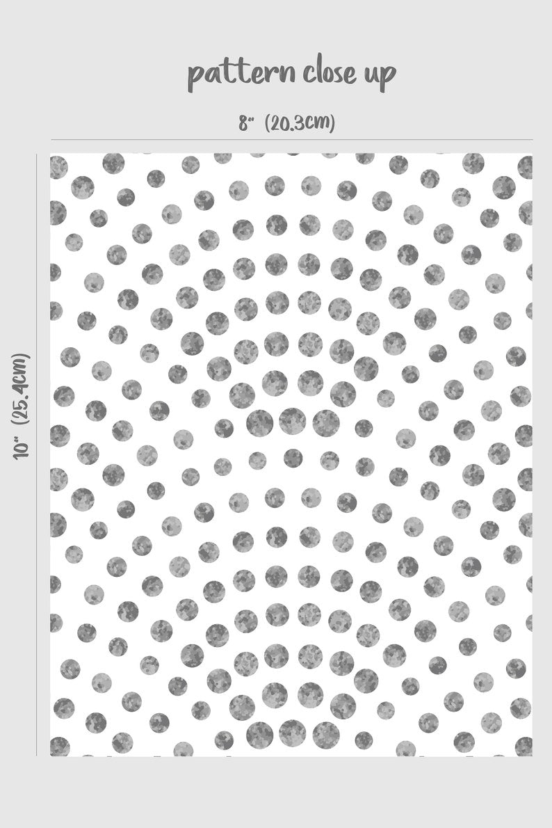 Scallop Dots Removable Wallpaper