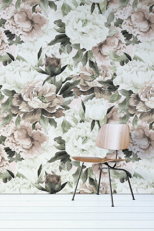 Large Peonies Wall Mural