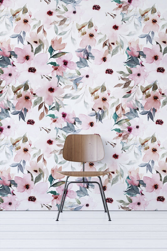 Floral Wallpaper Mural
