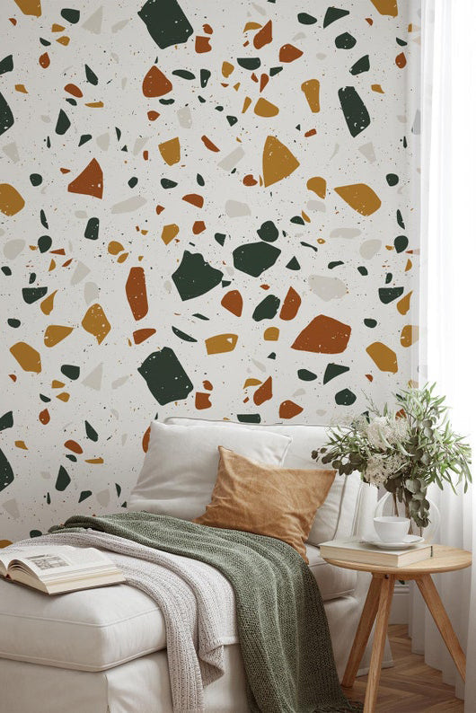 Terrazzo Peel And Stick Wallpaper